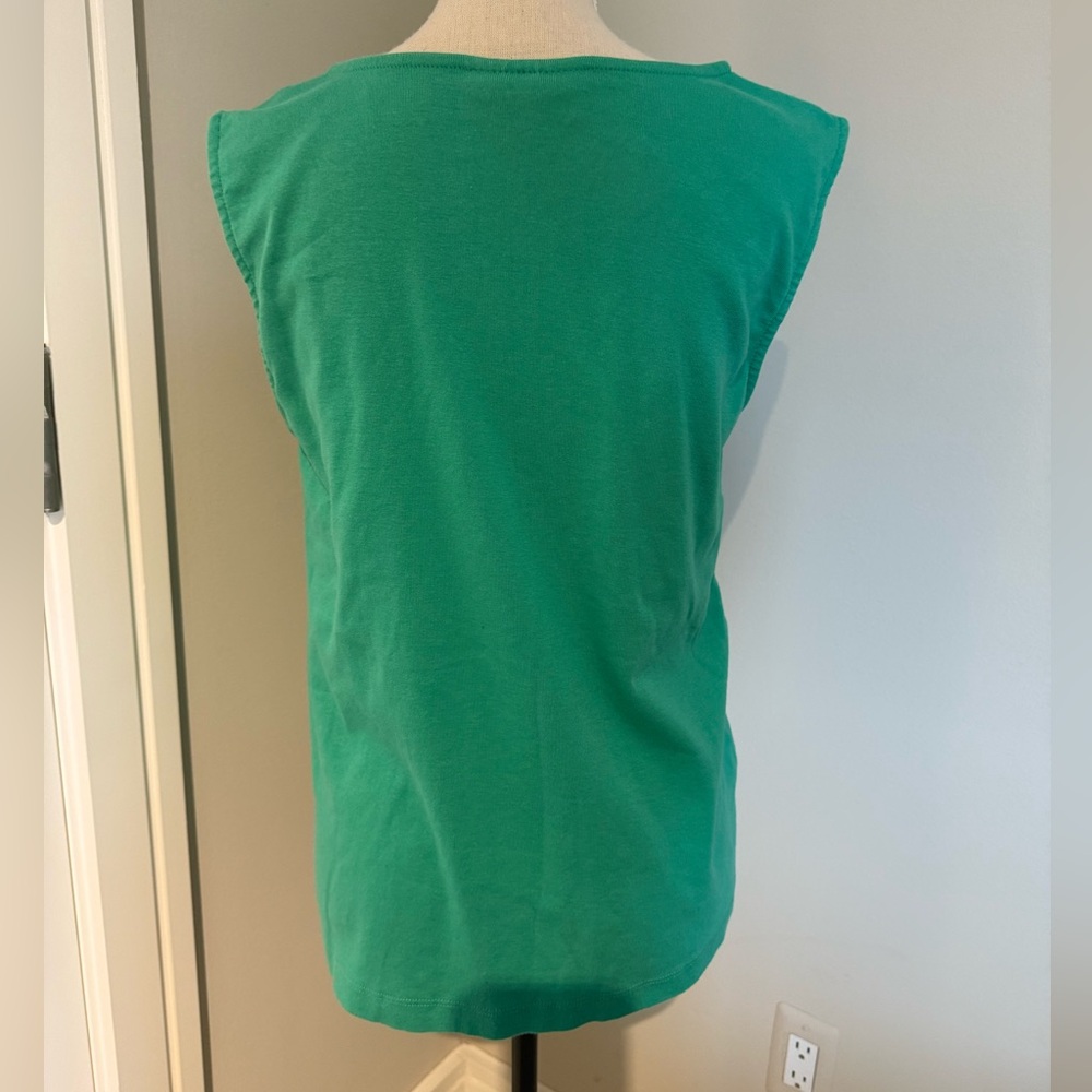 Karen Scott Green Sleeveless Top – XL - Picture 3 of 4